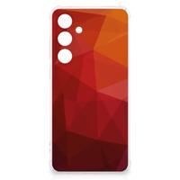 Shockproof Case voor Samsung Galaxy S24 FE Polygon Red