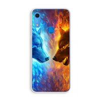 Fire & Ice: Huawei Y6s Transparant Hoesje