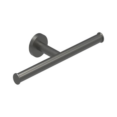 Toiletrolhouder IVY Dubbel Geborsteld Metal Black PVD