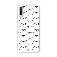 Wimpers: Samsung Galaxy A70 Transparant Hoesje
