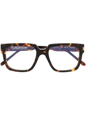 Kuboraum lunettes de vue K3 à monture carrée - Marron