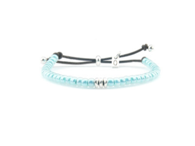 Qoss Junior Kralen Armband Maartje Aqua Groen