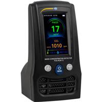 PCE Instruments Fijnstofmeter Luchtvochtigheid, Temperatuur, Fijnstof, Luchtdeeltjes Met temperatuurmeting, Met USB-interface, Met datalogger PCE Instruments Fijnstofmeter Luchtvochtigheid, Temperatuur, Fijnstof, Luchtdeeltjes Met temperatuurmeting, Met USB-interface, Met datalogger