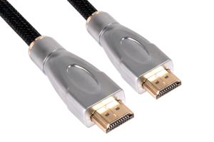 club3D CAC-1311 HDMI-kabel HDMI Aansluitkabel HDMI-A-stekker, HDMI-A-stekker 1.00 m Zwart, Zilver Folie afscherming, High Speed HDMI, UL gecertificeerd, Ultra