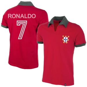Portugal Retro Shirt 1974 + Ronaldo 7