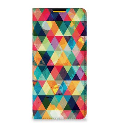 Samsung Galaxy M52 | Hoesje met Magneet | Geruit