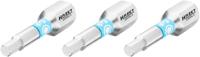 HAZET Bit 2204N-3/3 · 1/4 inch (6,3 mm) zeskant massief · Binnen-zeskant-profiel · 3-delig · SW 3 mm