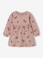 Babyjurk van molton roze (poederkleur)