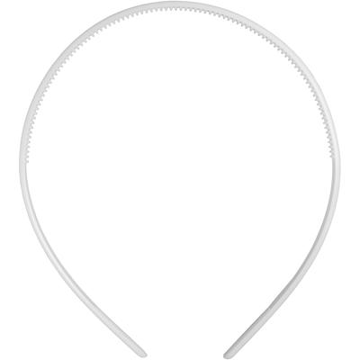 Creativ Company Haarbanden, b: 8 mm, wit, 5 stuk/ 1 doos