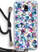 Hibiscus Flowers: Samsung Galaxy J3 (2017) Transparant Hoesje met koord