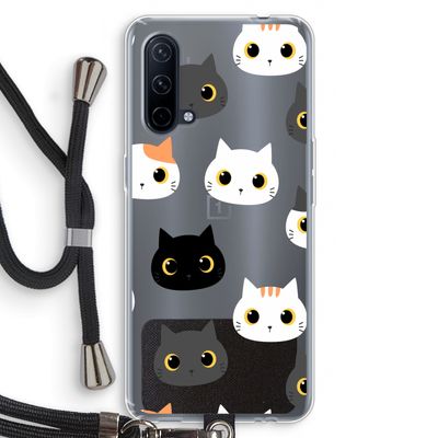 Katten: OnePlus Nord CE 5G Transparant Hoesje met koord