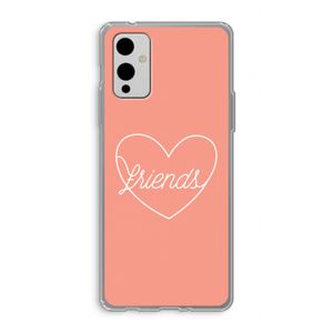 Friends heart: OnePlus 9 Transparant Hoesje