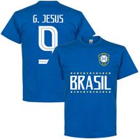 Brazilië G. Jesus 9 Team T-Shirt - thumbnail