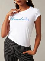Geisha T-shirt Honolulu 52397-41 T-shirt Korte Mouw 10 Off-white/green Geisha T-shirt Honolulu 52397-41 T-shirt Korte Mouw 10 Off-white/green