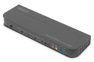 Digitus DS-12890 KVM-extender 4 poorten DisplayPort, HDMI Muis, Toetsenbord 4096 x 2160 Pixel, 1080 x 720 Pixel, 1920 x 1080 Pixel, 2560 x 1440 Pixel