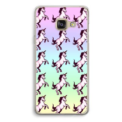 Musketon Unicorn: Samsung Galaxy A3 (2016) Transparant Hoesje
