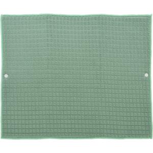 Afwas afdruipmat keuken - absorberend- microvezel - groen - 40 x 48 cm