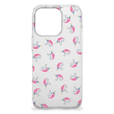 TPU bumper voor iPhone 16 Pro Max Unicorns