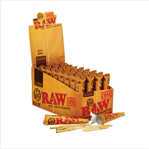 RAW RAW 1 1/4 Cones Basic - 32 x 6-pack