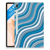 Samsung Galaxy Tab S7FE Hippe Hoes Waves Blue