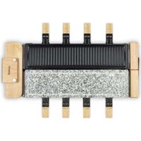 3 in 1 raclettemachine WOD360 HKoeNIG: raclette + kooksteen + grill - 8 personen - Kookoppervlak 41,5 x 21,2 cm - 1400W