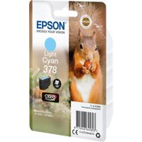 Epson inktcartridge 378, 360 pagina&apos;s, OEM C13T37854010, licht cyaan