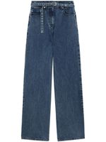 3.1 Phillip Lim jean court à taille ceinturée - Bleu