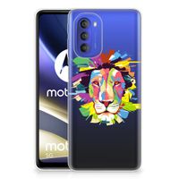 Motorola Moto G51 5G Telefoonhoesje met Naam Lion Color - thumbnail