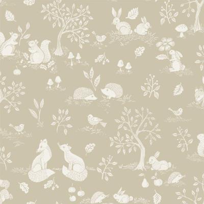 Dutch Wallcoverings Gronhaga - Ivar Beige/Grey - Beige/Grijs