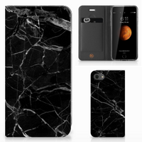 iPhone 7 | 8 | SE (2020) | SE (2022) Standcase Marmer Zwart - Origineel Cadeau Vader