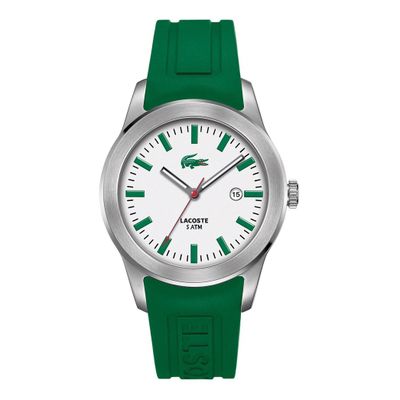 Lacoste horlogeband 2010412 / LC-11-1-14-0085 Rubber Groen 22mm