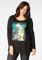 Yoek Tuniek Eve flare | Zwart | Maat 54/56