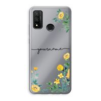 Gele bloemen: Huawei P Smart (2020) Transparant Hoesje