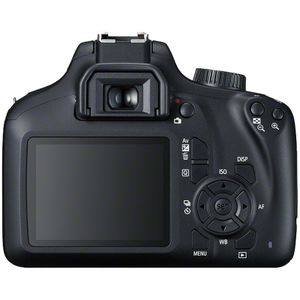 Canon EOS 4000D Kit 18-55mm III Digitale spiegelreflexcamera Incl. EF-S 18-55 mm IS II lens 18 Mpix Zwart Optische zoeker, Met ingebouwde flitser, WiFi,