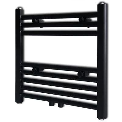 Radiator / handdoekenrek recht 480x480 mm zwart