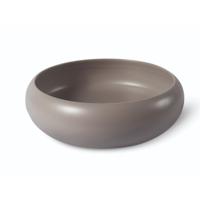 Waskom Luca Sanitair Ceramics Rond 41,5x41,5x12 Keramiek Mat Lichtgrijs Luca Sanitair