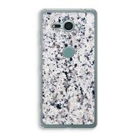 Gespikkelde marmer: Sony Xperia XZ2 Compact Transparant Hoesje