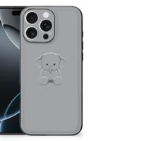 iPhone 16 Pro Max Hoesje Grijs Baby Olifant