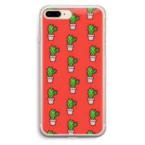 Mini cactus: iPhone 7 Plus Transparant Hoesje