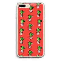 Mini cactus: iPhone 7 Plus Transparant Hoesje