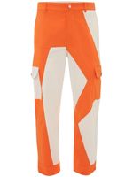 JW Anderson pantalon droit à design colour block - Orange