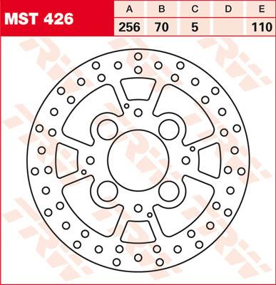 TRW Remschijf, remschijven voor de moto, MST426