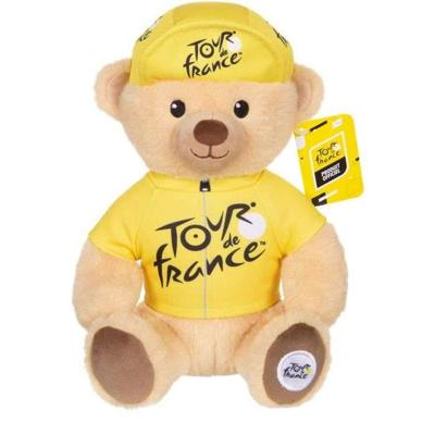 Pluche - GIPSY TOYS - Tour De France - GELE TRUI BEER 24 CM