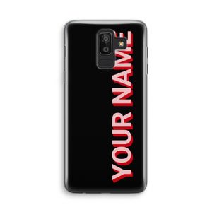 Namecase: Samsung Galaxy J8 (2018) Transparant Hoesje
