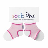 Dooky Sock Ons baby pink Maat - thumbnail