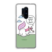 Unicorn: OnePlus 8 Pro Transparant Hoesje Unicorn: OnePlus 8 Pro Transparant Hoesje