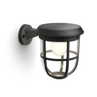 Philips Lighting Radii 8720169267176 Wandlamp op zonne-energie met bewegingsmelder 1.3 W Warmwit Zwart - thumbnail