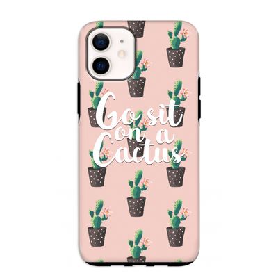Cactus quote: iPhone 12 mini Tough Case