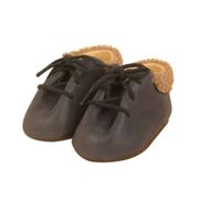 Dulis babyslofjes lace-up booties grey Maat