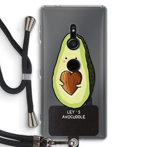 Avocuddle: Sony Xperia XZ2 Transparant Hoesje met koord